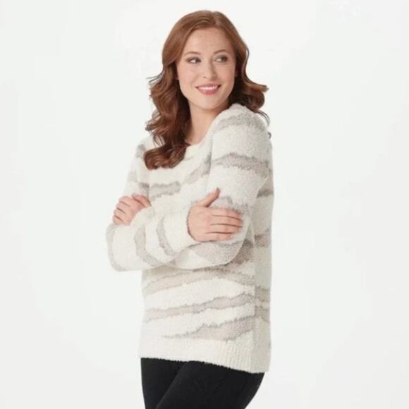 Barefoot Dreams CozyChic Seaside Sweater - Picture 1 of 7